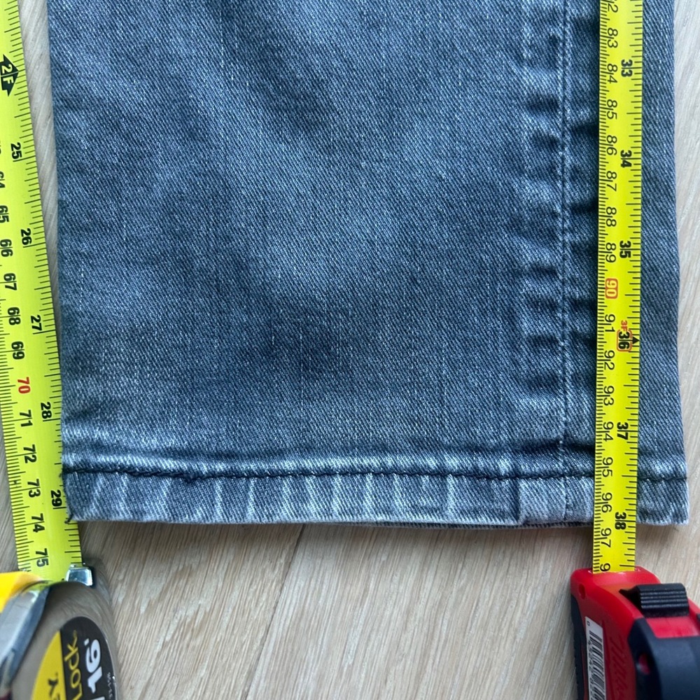 Levi's 511 Slim Fit Jeans 32x29‎ Gray Charcoal Stonewash Denim Casual Classic - Picture 9 of 13